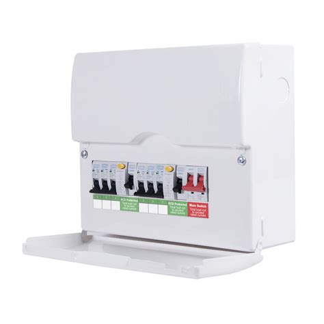 british general 100a 6-way metal enclosure consumer unit|6 Way Consumer Units .